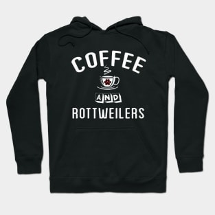 Coffee And Rottweilers Dog Hoodie